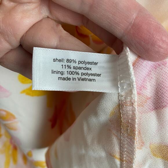 Lane Bryant Pink Floral Lena V Neck Midi Dress Sz.20W NWT - Picture 14 of 16